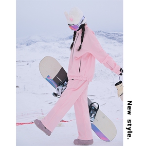 春季户外防水单双滑板滑雪服衣裤套装情侣款保暖外套TZ032-P210图片