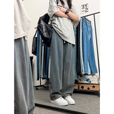 对镜拍2023时尚舒适百搭显高牛仔裤K826-特批37加绒特批47，男装休闲裤，星座718-1