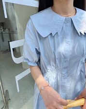 现货特别领子连衣裙，女装连衣裙，MI MI(1F)