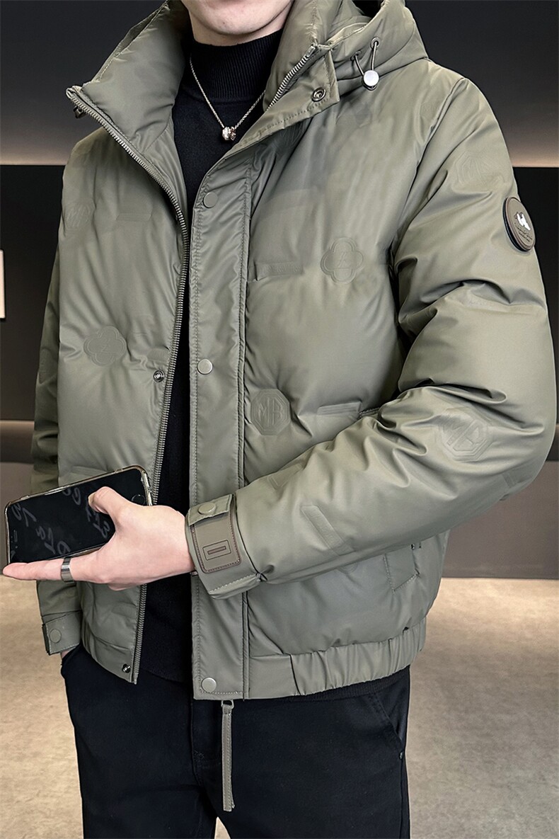 标50白鸭绒连帽轻薄款羽绒服男修身外套正品C317-Y8819-P175,男装羽绒服,电商C317