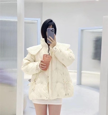 重工艺手工水钻羽绒服，女装羽绒服，得到THETHAT