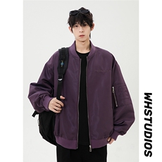 港风日系复古设计感贴袋拼接立领夹克男XZ213-JK4321-P108控128，男装夹克，星座213