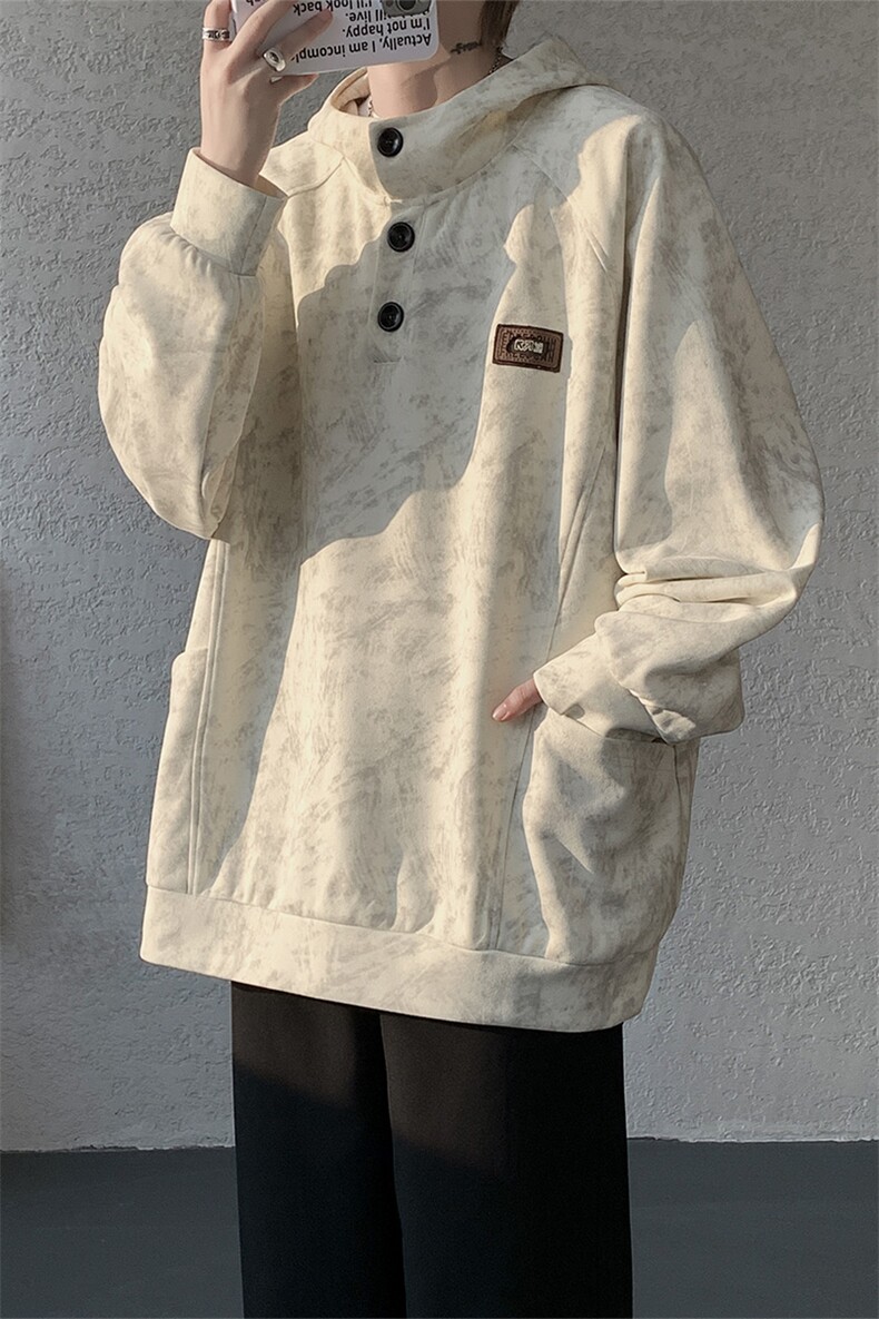 WY10199-特P45春装新款2026长袖连帽男装老钱风卫衣上衣外套,女装短外套,电商A059