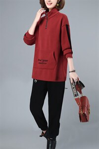 长期大货现货！早秋冬季新款休闲运动加绒卫衣裤两件套装女宽松图片
