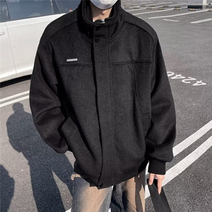 三彩尼假两件夹外套男韩版潮流高街2024春季新款ins夹克W5591-P96图片
