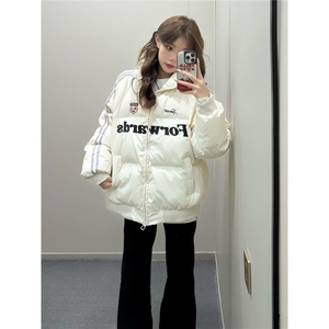 冬季立领棉衣外套男女加厚宽松保暖面包服外套MF8090-P88图片