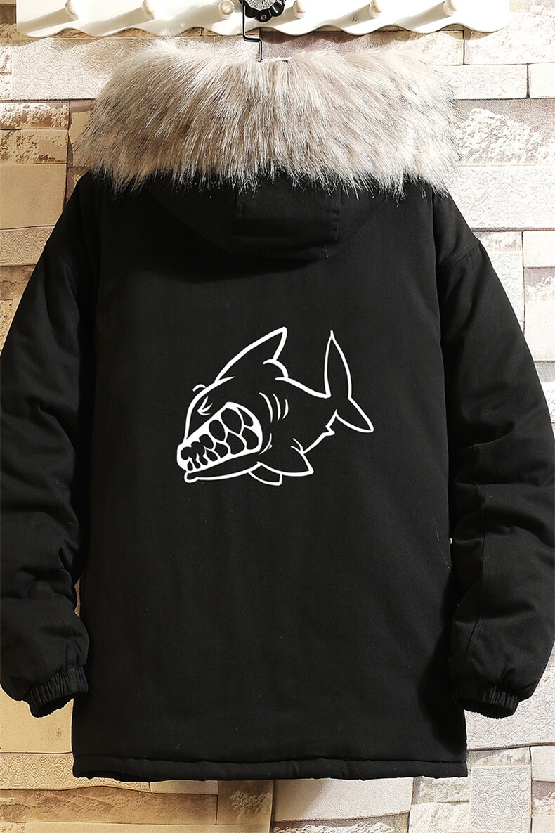 MM48041-P130冬季大毛领衣男士大码加厚袄男服砖墙挂拍,男装棉衣,电商A040A