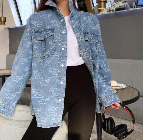 2021年春款牛仔外套，女装，尚映