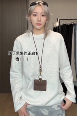 下单10W件270g华棉大码圆领长袖T恤T50981特P15T50981J加绒特P22，男装T恤，电商A001