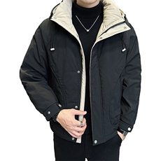 标50白鸭绒高品质冬季休闲连帽羽绒服保暖外套男2356-P240，男装羽绒服，电商A413