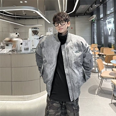 【有货】D8152-P90美式棉衣男设计感飞行员棒球服嘻哈冬季棉服，男装棉衣，星座603-2