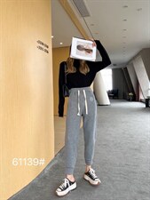 冬季新款超柔复合卫裤系列，女装休闲裤，千百莲