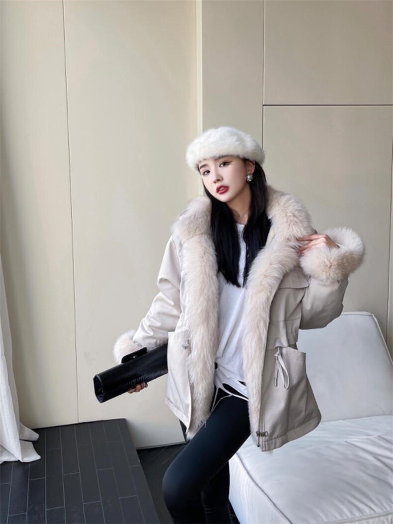 2022狐狸毛冬装派克服，其它，贻思茗