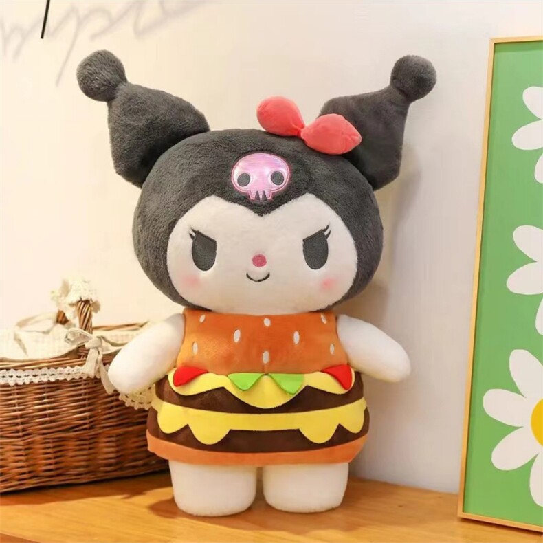 汉堡库洛洛，伯仟合毛绒玩具