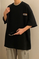 华夫格短袖T恤男夏季新款宽松大码-JK23224-P25控38，男装T恤，星座605(原A050)