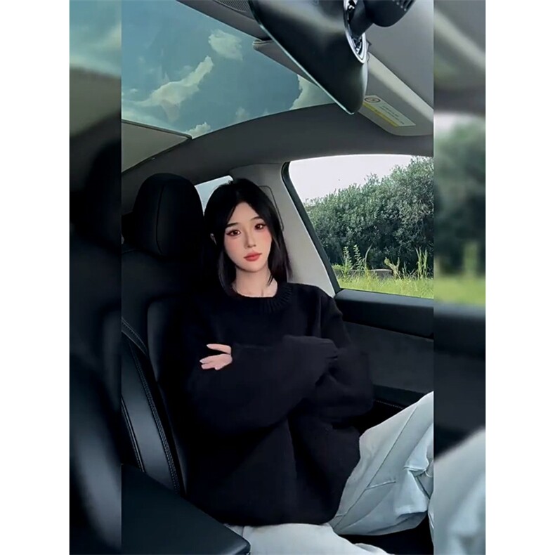 重磅秋冬男女纯色打底针织衫圆领套头半高领毛衣美式复古休闲上衣,男装T恤,电商A486
