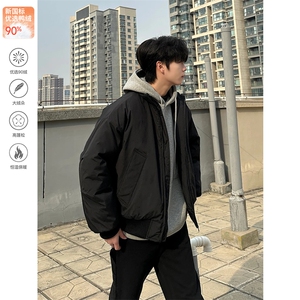 羽绒服[网图]美式教练冬季白鸭绒短款外套男 5D1143-TP109不图片