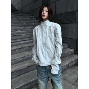 春夏款高品质冰感速干防晒服休闲户外运动外套透气弹力机能风夹克图片