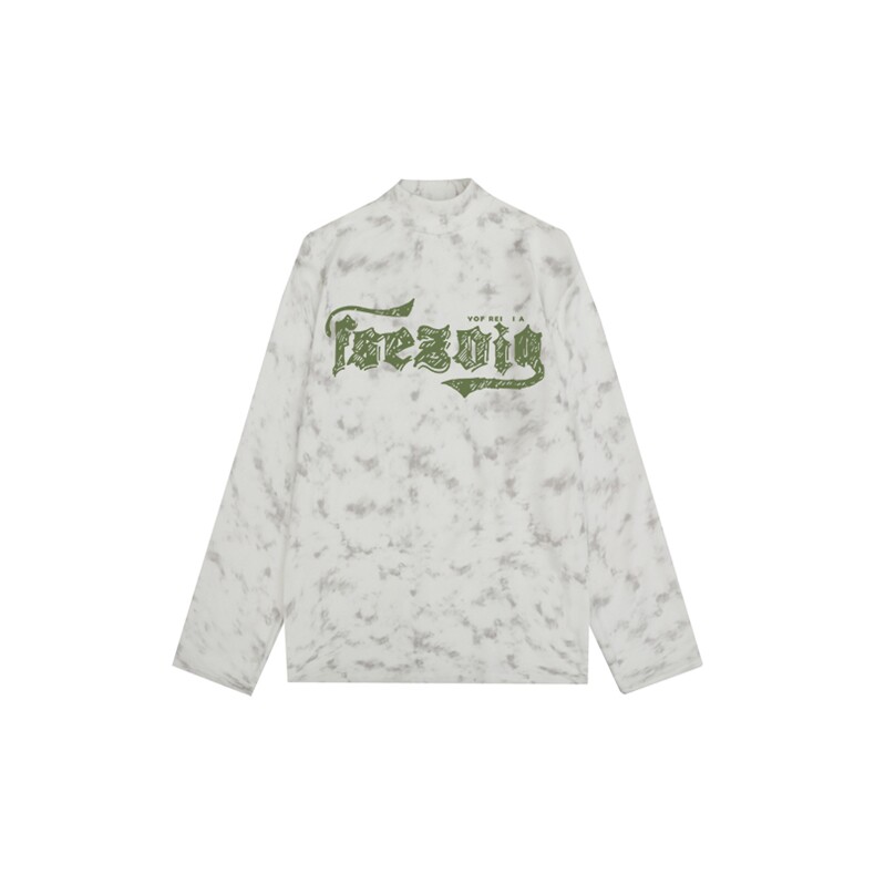 260克重磅扎染德绒半高领打底衫【有货】HD019-DR25393RB-P25图片