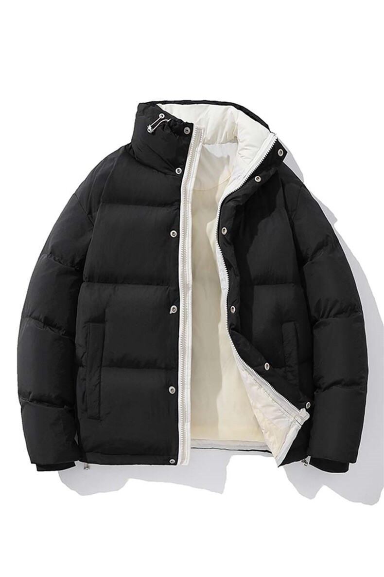 新标90白鸭绒简约休闲立领外套纯色加厚羽绒服ESY0204-P210,男装羽绒服,电商B306