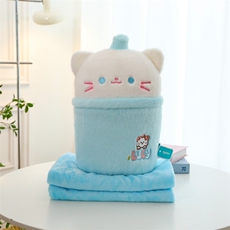 大展玩具 奶茶杯熊猫空调毯（有版权）