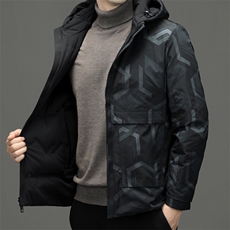 BNA2182钱塘2020-2冬季厚款新款时尚休闲百搭中年男士羽绒服P280，男装羽绒服，钱塘207-2