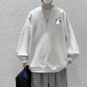 圆领卫衣男大码加厚加绒长袖t恤男S6167-P28 加绒款-P33图片