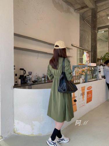 高级打揽收腰连衣裙，女装连衣裙，阿M