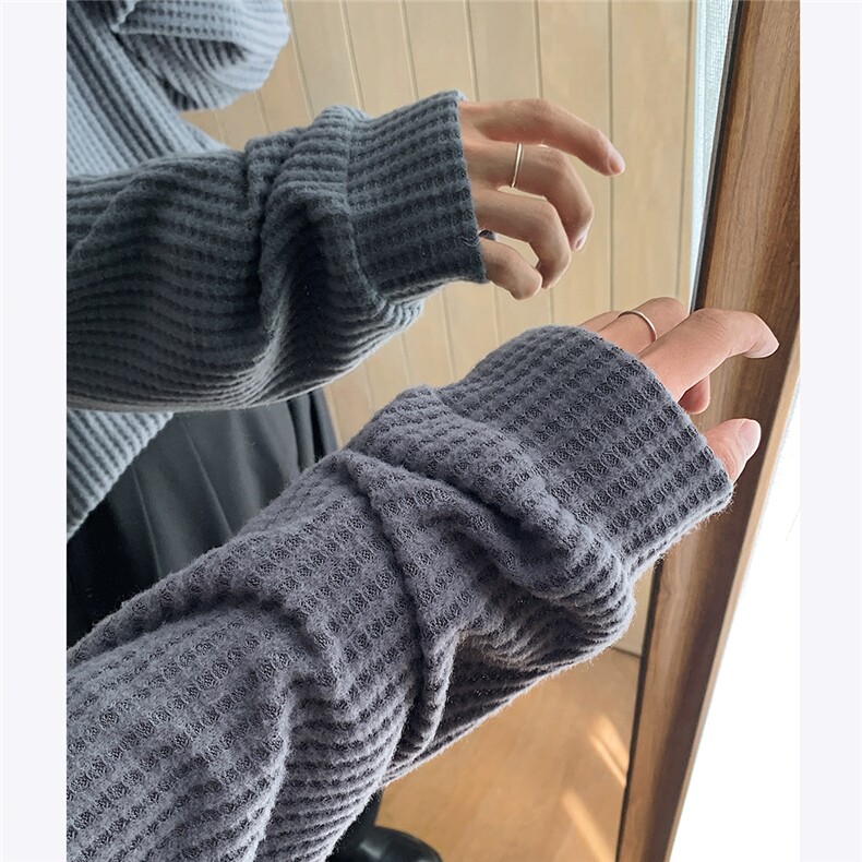 主推慵懒风大华夫磨毛秋季圆领打底衫ins潮流卫衣男潮流特P28，男装卫衣，电商C306-1