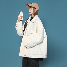 TP75W316美式复古外套男女通用2025秋季新款高级感痞帅宽松夹克，男装夹克，电商A170