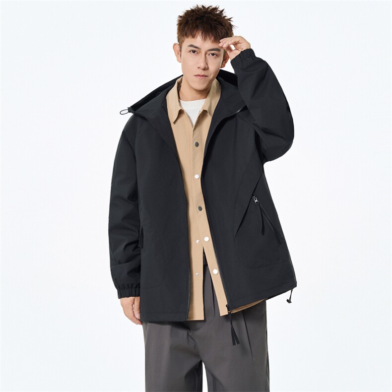JK986 P70 秋季新款港风宽松夹克百搭落肩简约上衣外套图片