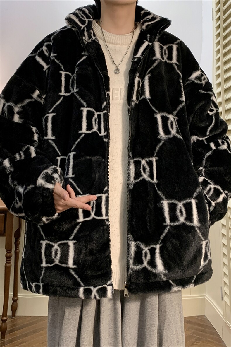 MM3131J/P100冬季毛毛棉衣男女棉服毛绒加棉加厚男外套棉袄,男装棉衣,电商A141