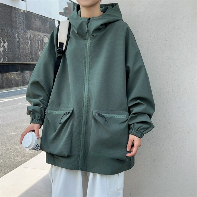 2025秋装户外防风防水冲锋外套男工装休闲夹克JK90P70，男装夹克，电商C323