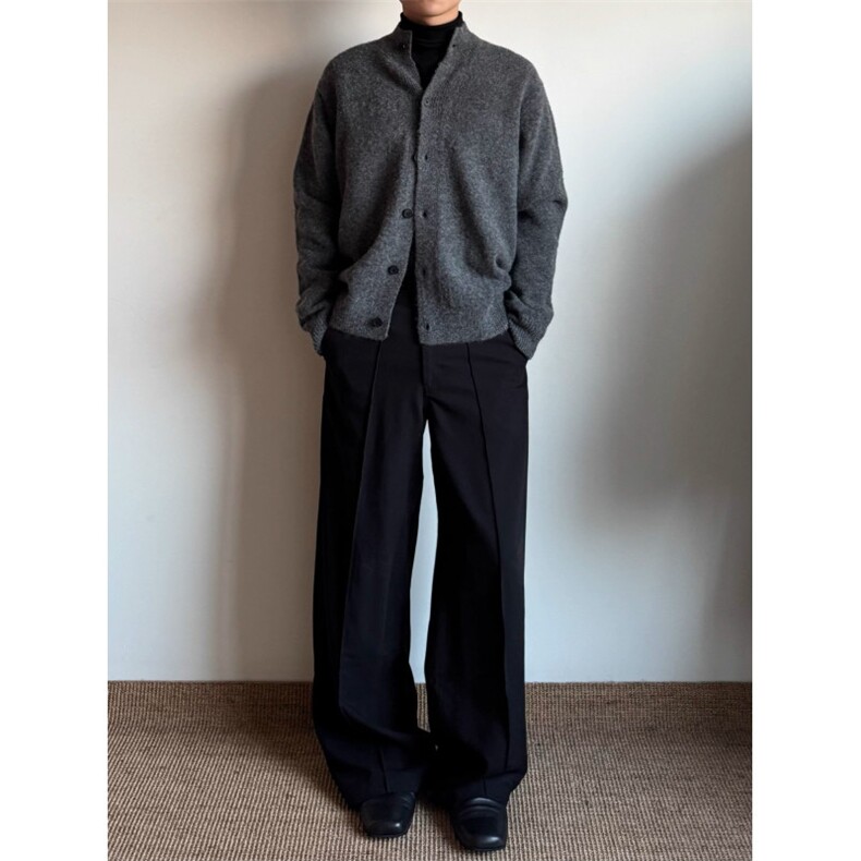 针织开衫男女韩版潮流宽松百搭帅气2025秋冬ins外套MZ842-P57,女装短外套,星座412-1