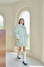 现货提花收腰羽绒服，女装羽绒服，UDF