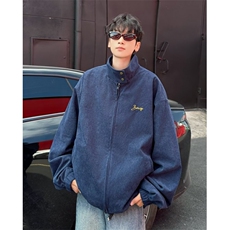 美式高街复古青少年外套男款秋季宽松运动夹克棒球服休闲W9340，男装夹克，星座506
