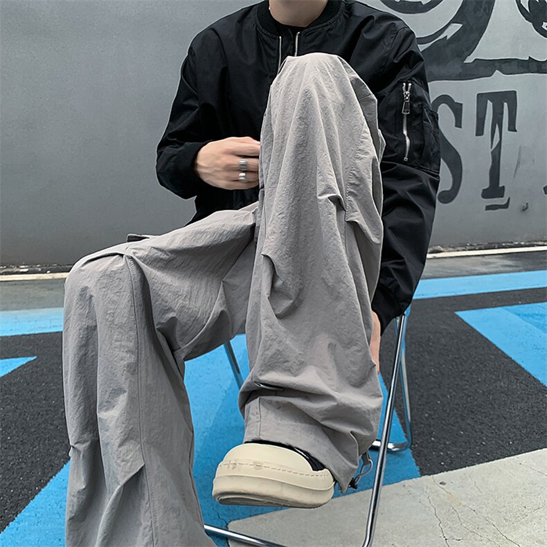 A408-1-24K25005-P55-X79-M-3XL（防水4级）日系休闲伞兵裤-主推,男装休闲裤,电商A408