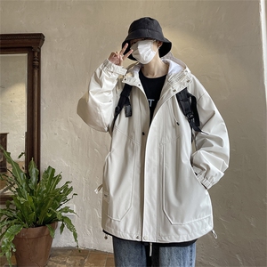 抖音直播品质登山防风多口袋工装冲锋衣外套 XZ301A CFY8801 P80图片