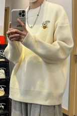 高质量！秋冬季半高领毛衣男士加绒加厚线衣男针织衫男MY139-P45，男装针织衫/毛衣，电商B367