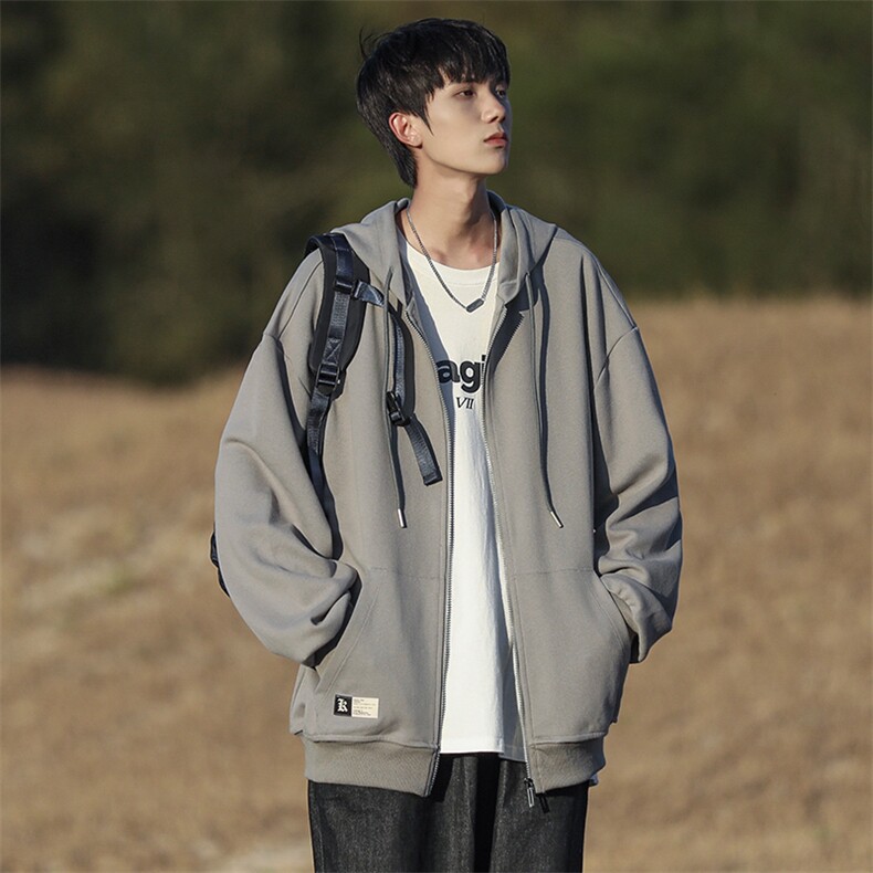 秋季新款男百搭连帽CITYBOY风针织外套WT3411-P50控78,男装夹克,星座717