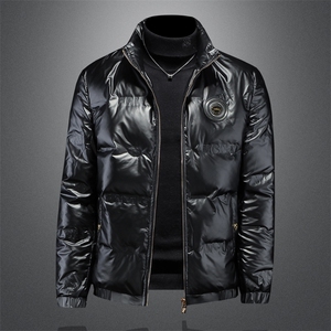 冬季新款男士立领亮面羽绒服潮流休闲外套钱塘2027-2301-特P180,男装羽绒服,钱塘6025