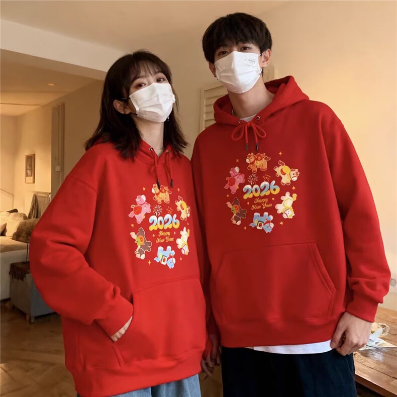 1506-1/WLM1501/P29卫衣男连帽ins港风宽松潮牌字母印花百搭外套图片