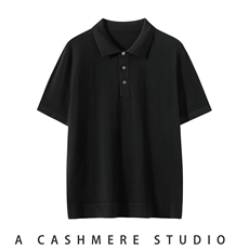 2025年秋季T恤短袖时尚百搭通勤休闲，男装羊绒套衫，朝思纯山羊绒