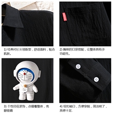 QC58233-P45亚七分袖衬衫男大码五分袖衬衣男短袖砖墙，男装衬衫，电商A040A