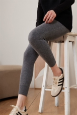 秋冬时尚新款百搭简约气质纯色修身显瘦打底裤，女装打底裤，尚品绒