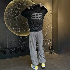 重磅2025春秋薄款长袖t恤男潮牌简约字母宽松学生外穿内搭打底衫