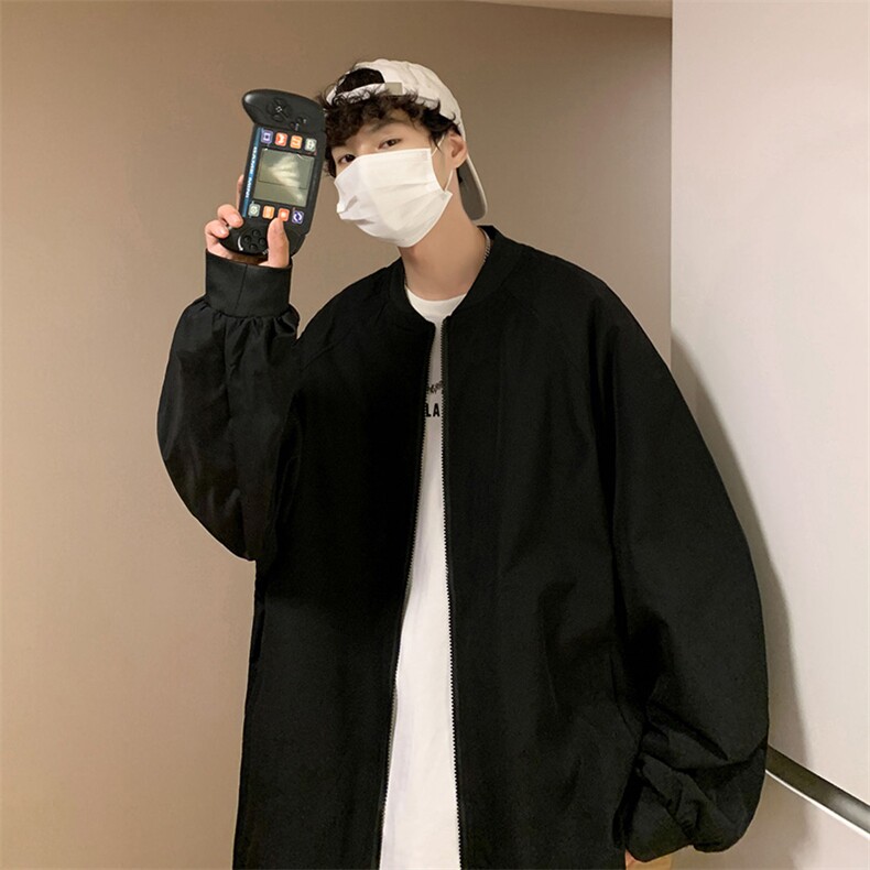 情侣潮大码宽松休闲多色光板夹克棒球服外套潮J7204 P30【特价】图片