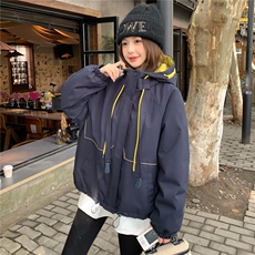 2026冬季撞色冲锋衣羽绒内胆7845-P255-K378，女装羽绒服，2C057