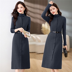 【热卖款新增颜色】2026年春季新款休闲打底衫+马甲裙两件套裙，女装套装/套裙，美沁