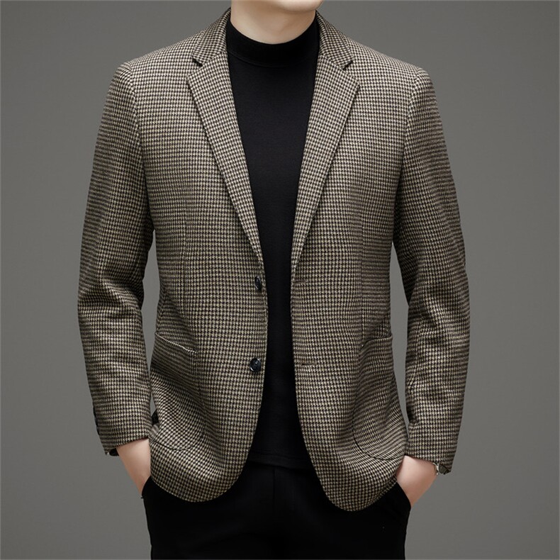 秋冬时尚新款男士商务休闲西服韩版西装修身单西外套QS3253-P165,男装西服,星座1105-3